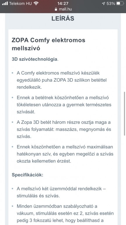 Sziasztok! Eladóvà vált alig használt mellszívó, remélem más nagyobb hasznát veszi. Átvehető Tatabánya ill. Esztergom környékén - 1