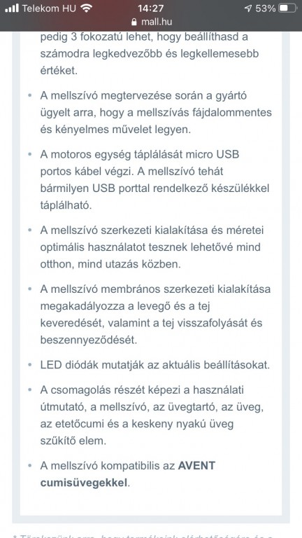 Sziasztok! Eladóvà vált alig használt mellszívó, remélem más nagyobb hasznát veszi. Átvehető Tatabánya ill. Esztergom környékén - 2