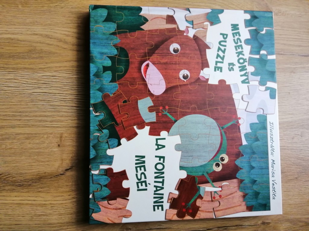 6 év feletti gyermekeknek ajánlom La Fontaine meséi című könyvet.
Öt meséhez, öt 56 db-os kirakó tartozik.
A könyv új, az ár fix, posta megoldható - a vevő terhére.  - 0