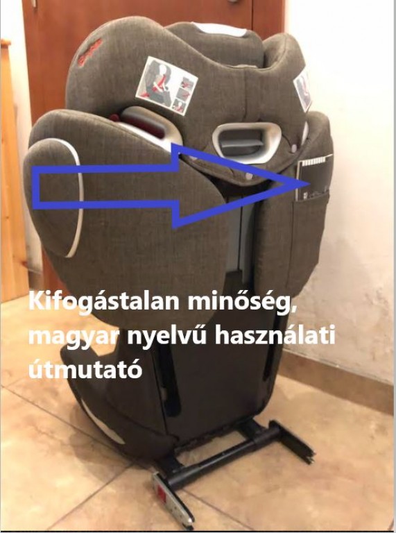 Kifogástalan minőség
15-36 kg-ig,
állítható funkciók: üléstávolság az isofix rögzítővel, magasság és szélesség, fejtámasz, dönthető és levehető háttámla
levehető, mosható huzat,
barna, szürke
Cybex solution Z -i Fix Plus típussal azonos funkciók, méretek
 - 2