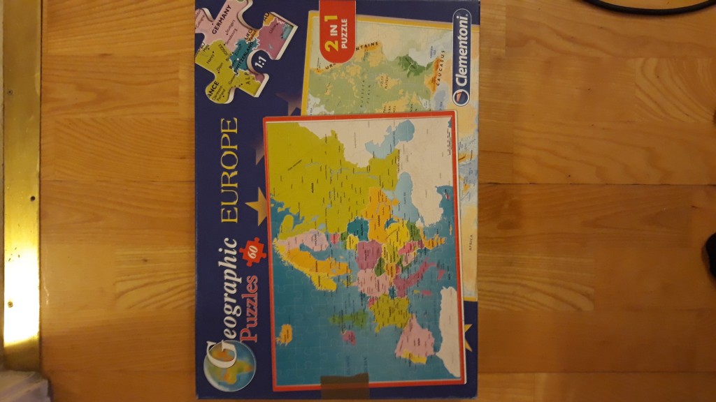 Épitőjáték hiánytalanul a dobozában, nagyon jó kis epitőjátek óvodasoknak,  térképpuzzle ketoldalas, 60 darabos, nagymeretű.Puzzle=500 epítő=1000 - 1