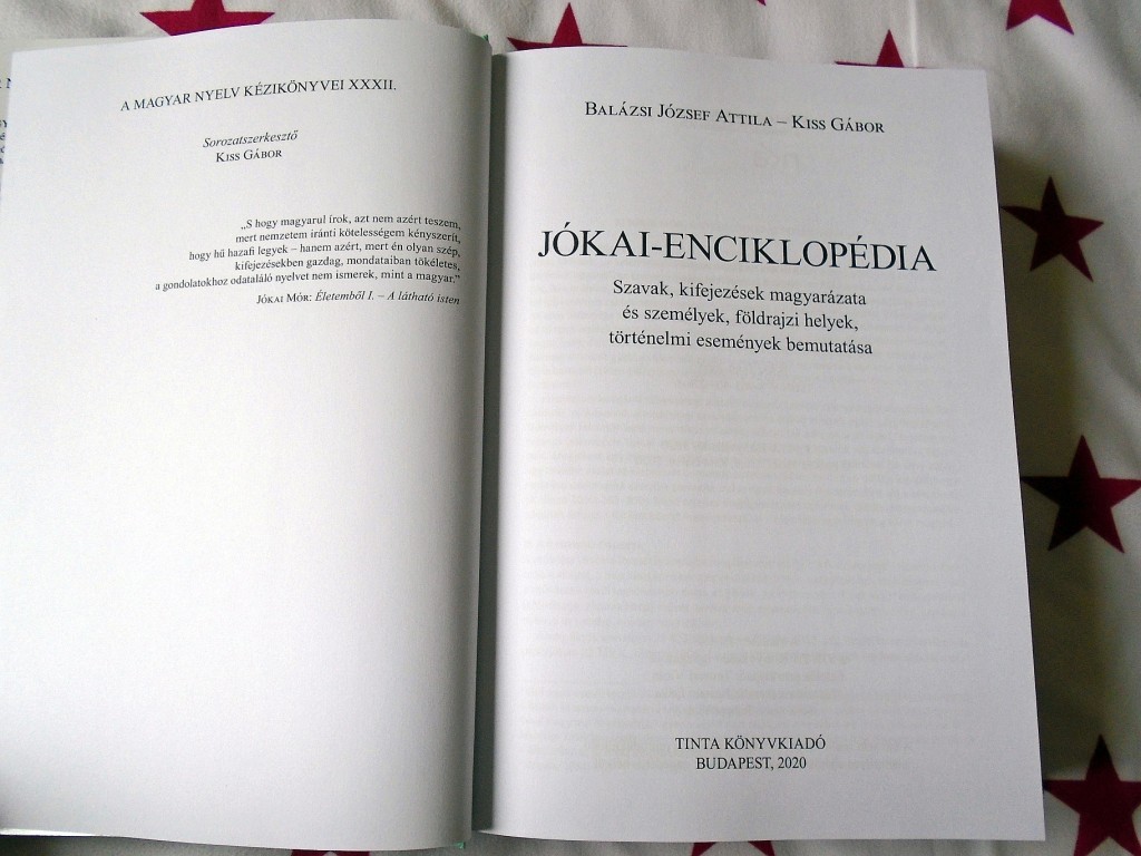 Jókai-enciklopédia

Eladó vadonatúj 2020-as Jókai-enciklopédia.

Balázsi József Attila-Kiss Gábor:
Jókai - enciklopédia

Szavak,kifejezések magyarázata és személyek,földrajzi helyek,történelmi események bemutatása.

Tinta Könyvkiadó
Budapest, 2020.
878. oldal

Átvétel csak személyesen a lakcímemen,Óbuda 3. ker. - 2